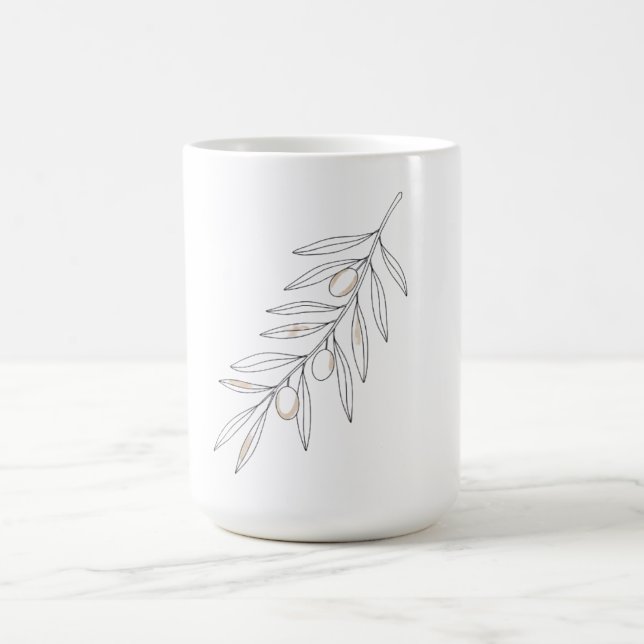 Olivkvistblad  kaffemugg (Center)
