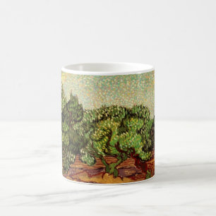 Olivlund, blekt blå himmel av Vincent van Gogh Kaffemugg