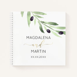 Olivolja gren bröllop Guest Bok