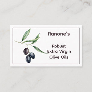 Olivolja Gren Olive OIl-Affärskort Visitkort