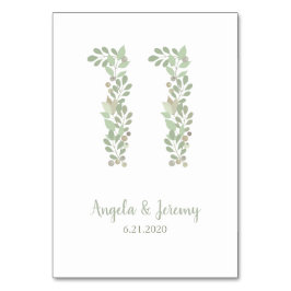 Olivolja Grenar nummer 11 Bordsnummer