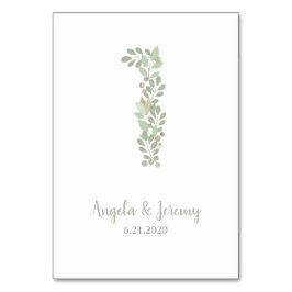 Olivolja Grenar nummer 1 Bordsnummer