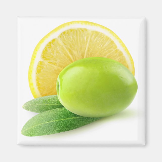Olivolja och citron magnet (Framsidan)