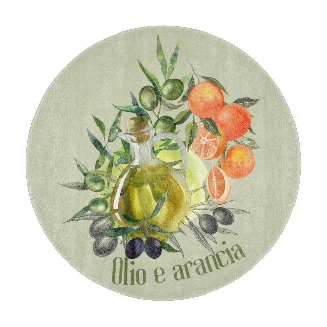 Olivolja och Orange: (Framsidan)