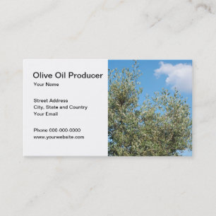 Olivoljaproducentvisitkort Visitkort
