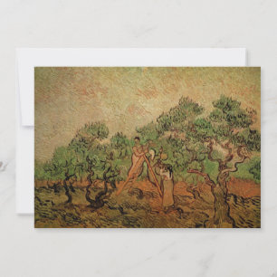 Olivskörd av Vincent van Gogh Inbjudningar
