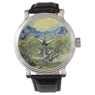 Olivträd med Alpilles av Vincent van Gogh Armbandsur