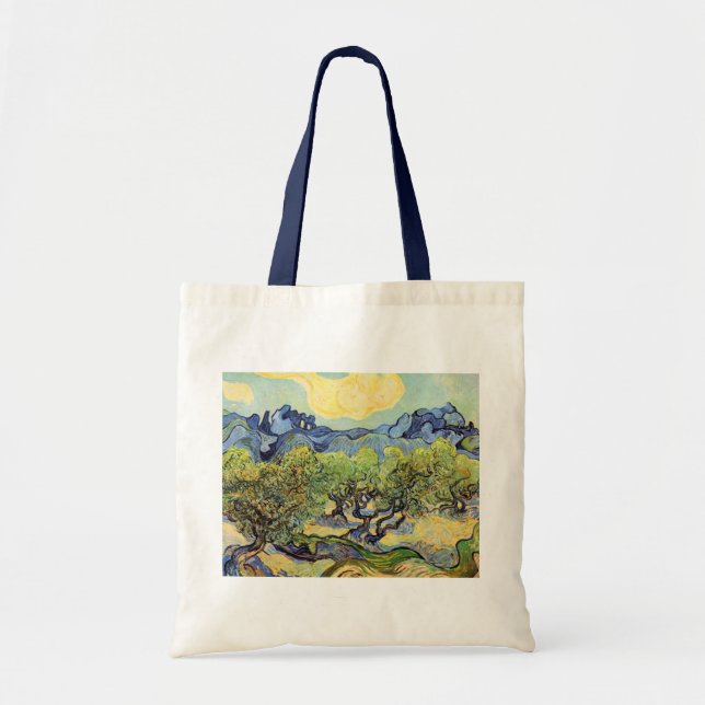 Olivträd med Alpilles av Vincent van Gogh Tygkasse (Framsidan)