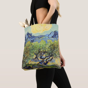 Olivträd med Alpilles av Vincent van Gogh Tygkasse
