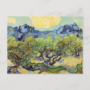 Olivträd med Alpilles av Vincent van Gogh Vykort