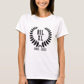 OLJA 40-årsdagen av jubileet T-Shirt för kvinnor