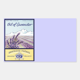 Olja av Lavender - Grasse Frankrike Rektangulärt Klistermärke