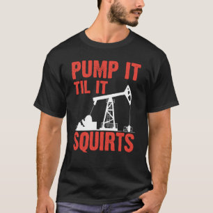 Olja Fält För manar Women Oilfield Plant Pump T Shirt
