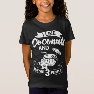 Olja från Coconut Mjölk Vatten Cream Träd Fruit Ha T Shirt