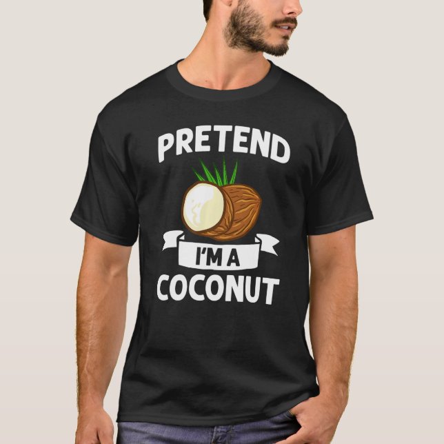 Olja från Coconut Mjölk Vatten Cream Träd Fruit Ha T Shirt (Framsida)