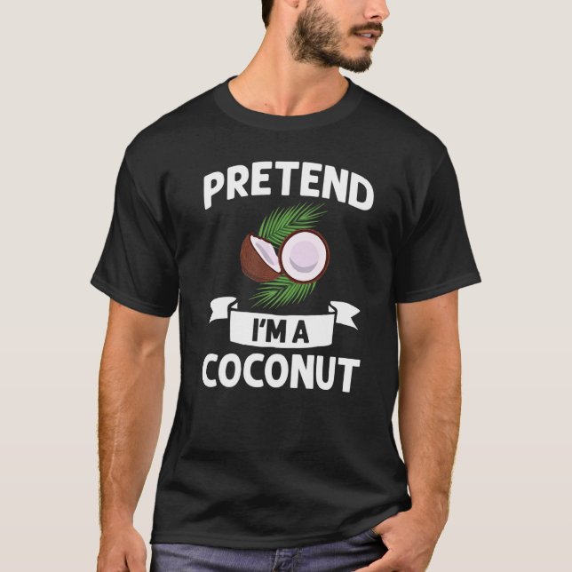 Olja från Coconut Mjölk Vatten Cream Träd Fruit Ha T Shirt (Framsida)