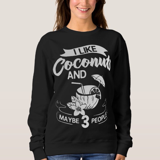 Olja från Coconut Mjölk Vatten Cream Träd Fruit Ha T Shirt (Framsida)