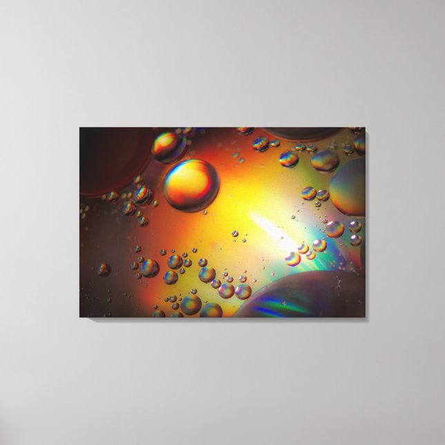 Olja i vatten canvastryck (Framsida)