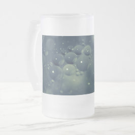 Olja i vatten frostat ölglas