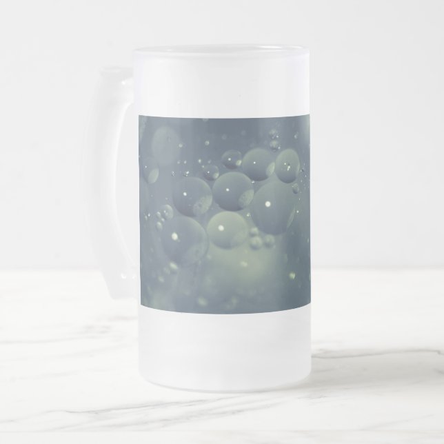 Olja i vatten frostat ölglas (Framsida vänster)