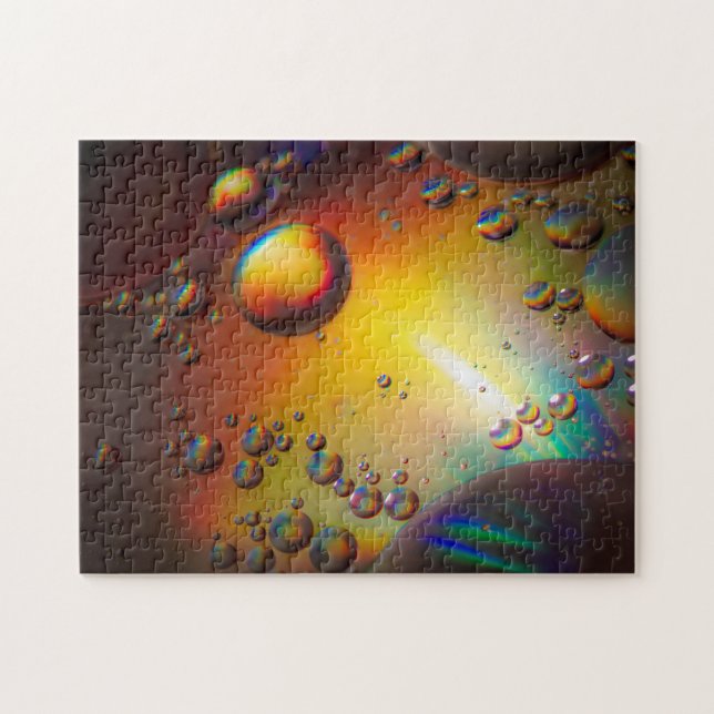 Olja i vatten pussel (Horisontell)