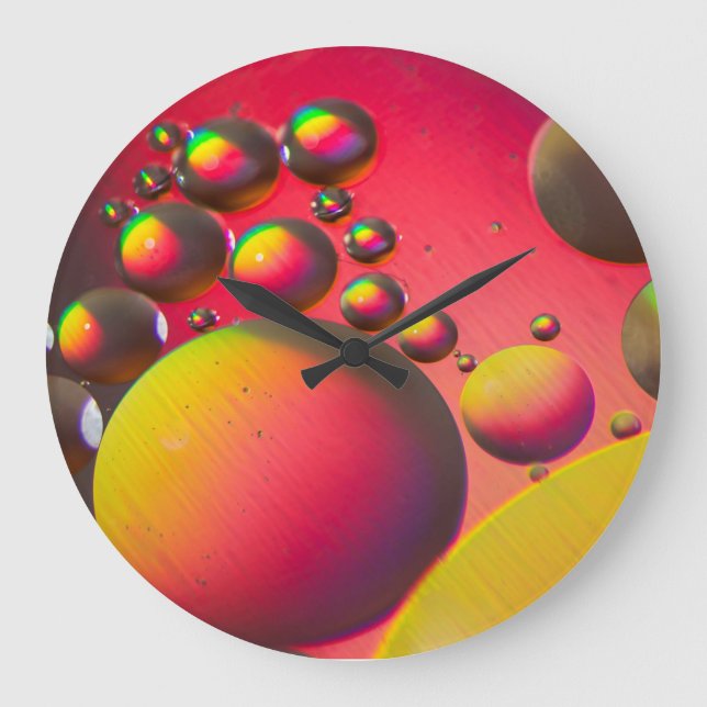 Olja i vatten stor klocka (Framsida)