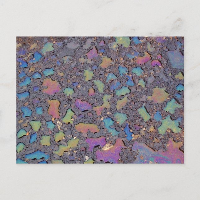 Olja och Vatten Vykort (Framsida)