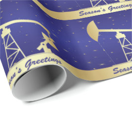 Olja pumpar jacksäsong sjalen för gåvan för presentpapper