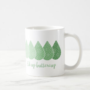 Olja upp Buttercupmuggen (grönt) Kaffemugg