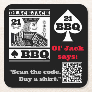 Ol'Jack Merch Square Papper Underlägg Kvadrat