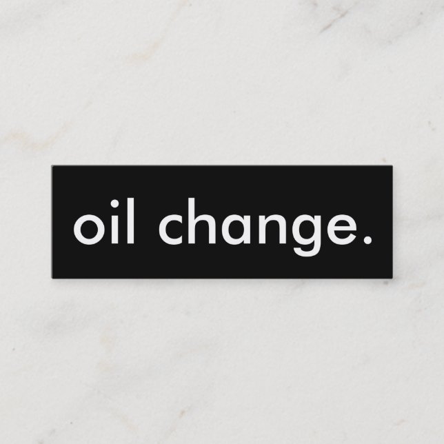 olje- ändring. lojalitetstansmaskinkort lojalitetskort (Framsida)