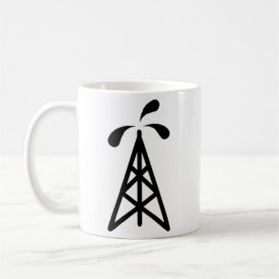 Olje- borrtorn kaffemugg