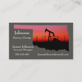 Olje- och gasa branschvisitkortar Oklahoma Visitkort