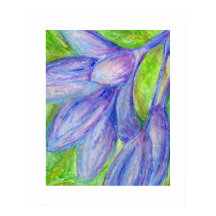Olje Pastell Lila Blomma