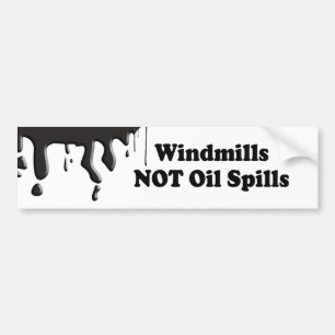 OLJE- SPILL FÖR WINDMILLS INTE BILDEKAL