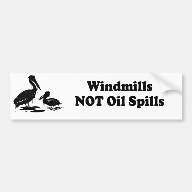 OLJE- SPILL FÖR WINDMILLS INTE BILDEKAL (Framsidan)
