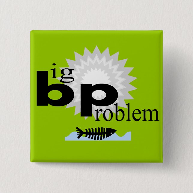 Olje- spillkatastrofT-tröja Knapp (Framsida)