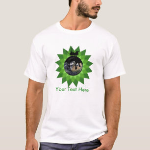 Olje- spillskjorta tee shirt