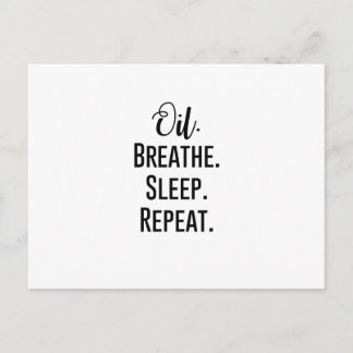 Oljeandningsomgång - Essential Oil Product Vykort