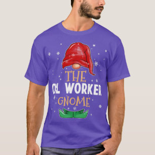 Oljearbetaren Gnome-familjen som matchar julen ut T Shirt