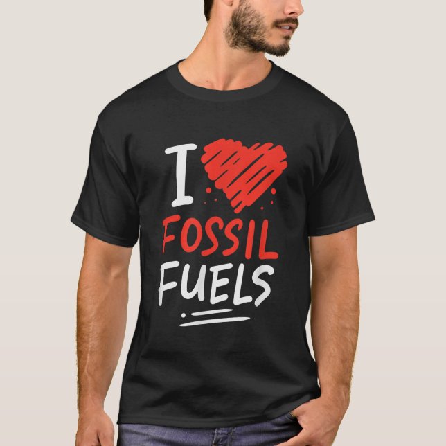 Oljebilsarbetares snabbbilsbränsle Älskare I Kärle T Shirt (Framsida)