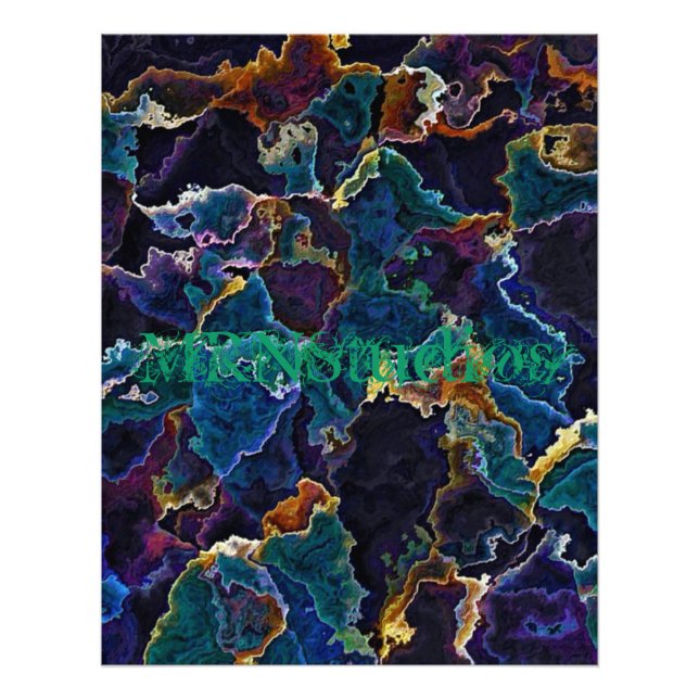 Oljebläddringsfotoutskrift Fototryck (Framsidan)