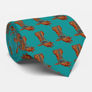 Oljeborrning Rig Louisiana Leather Print Slips