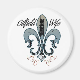 Oljefältsfru Magnet