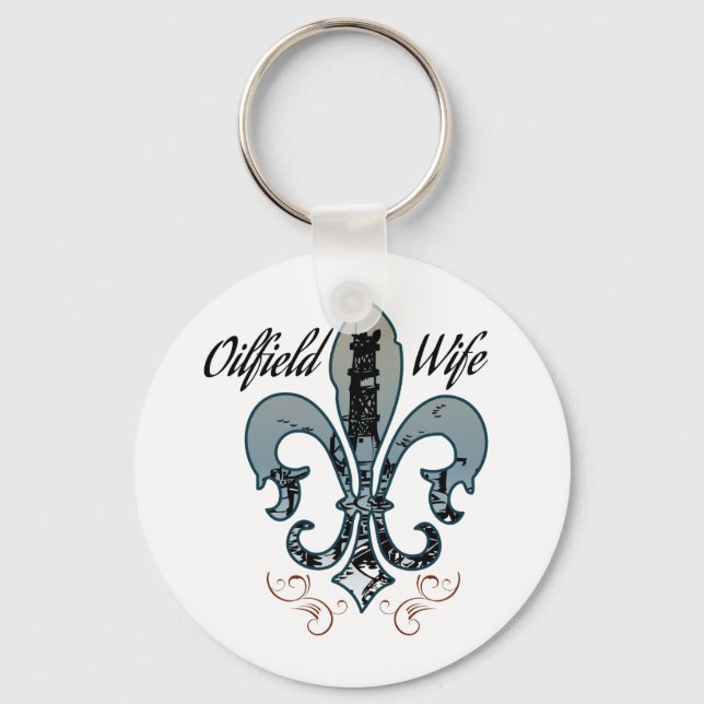 Oljefältsfru Nyckelring (Framsida)