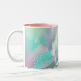 Oljefärgade Orthensia Flower,Bibliska kvinnor Fait Två-Tonad Mugg