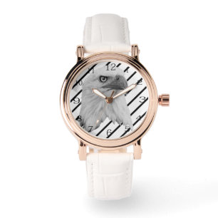 Oljefärgämnet örn Ansikte. Armbandsur