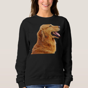 Oljefärgfiltret Sidovy över Hundar Ansikte Hund Po T Shirt