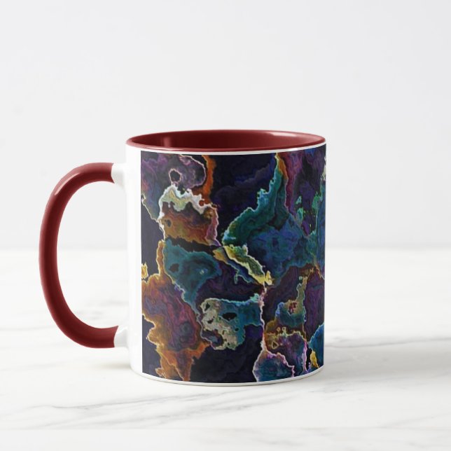 Oljehaltig kaffe Mugg (Vänster)
