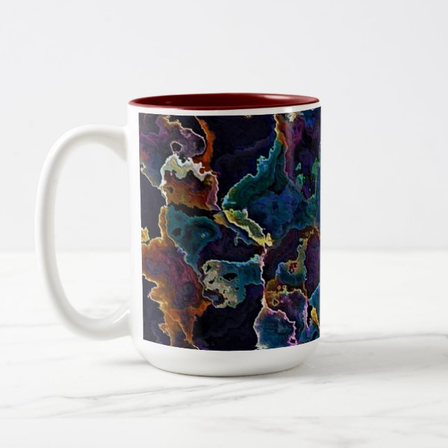 Oljehaltig kaffe Mugg (Vänster)